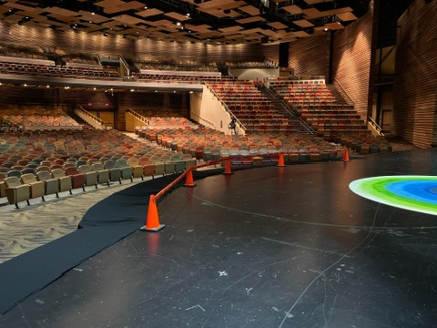 Auditorium seating and stage