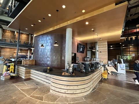 Finished bar before opening